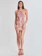 Trixie Sequin Crochet Dress