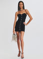 Raquel Strapless Denim Dress