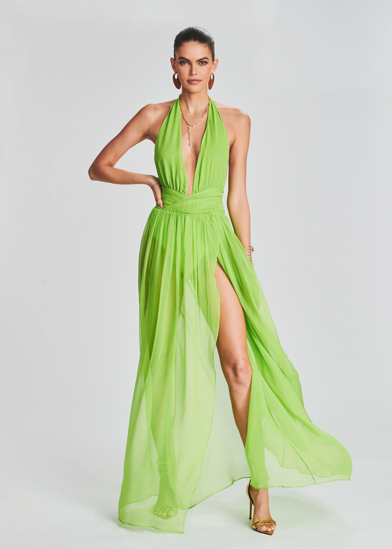 Zion Silk Chiffon Dress Retrofete Zion Silk Chiffon Dress Retrofete