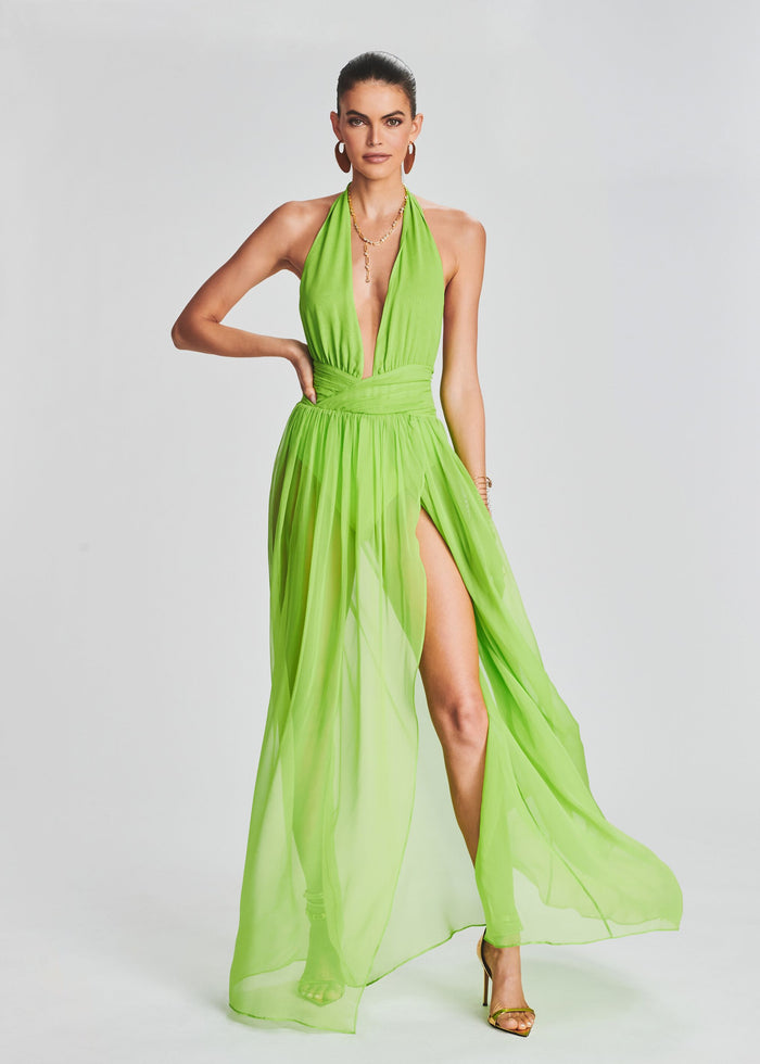 Zion Silk Chiffon Dress