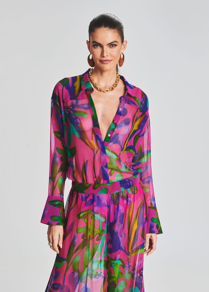 Ramona Silk Chiffon Shirt