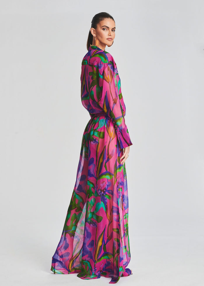 Zeca Silk Chiffon Pant