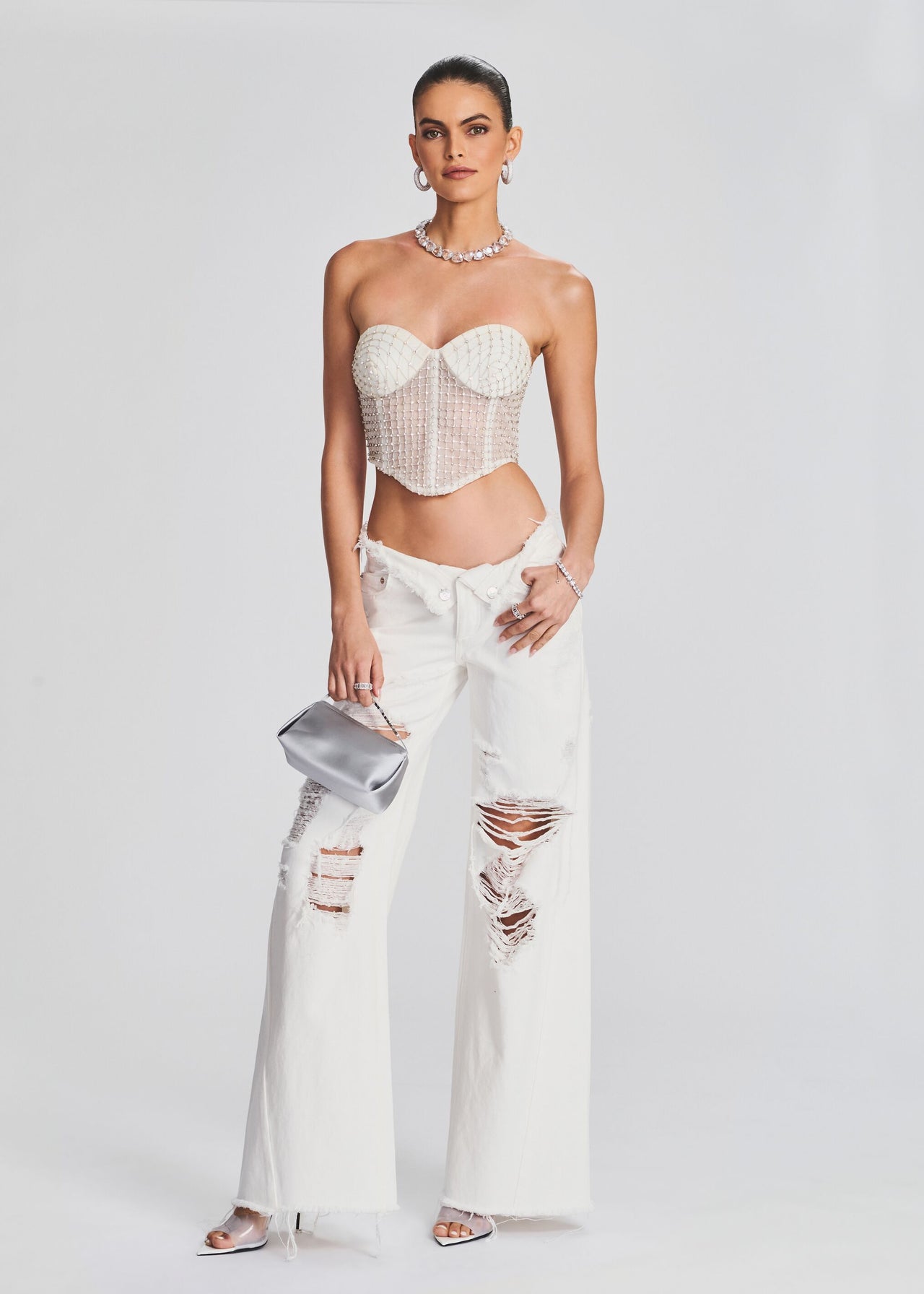 Margery Embellished Bustier Top – Retrofete
