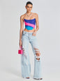 Branca Leather Top