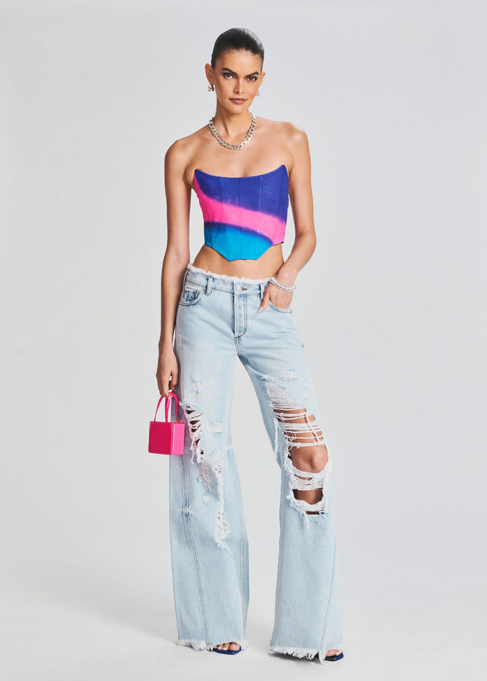 Branca Leather Top