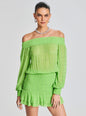 Taisha Embellished Silk Chiffon Dress