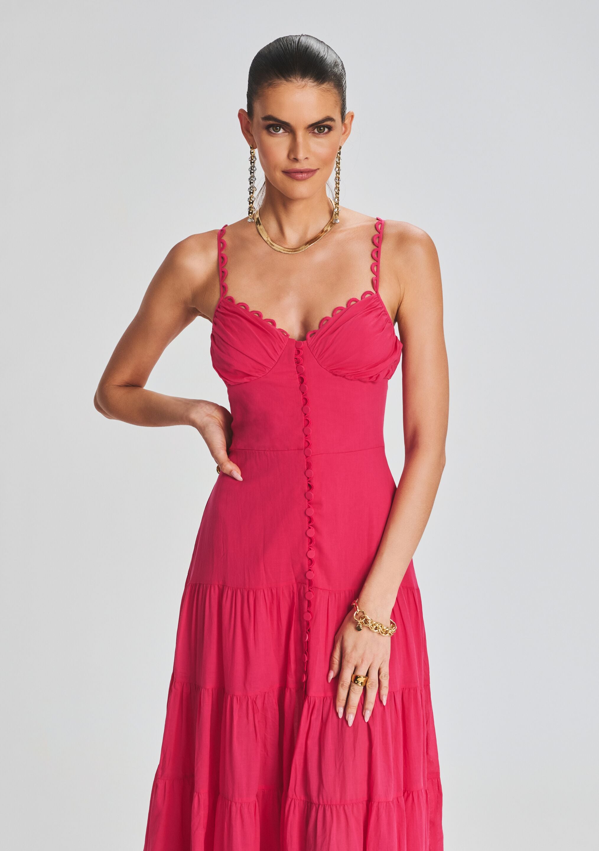 Melia Long Dress – Retrofete