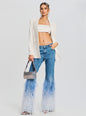Moore Mid Rise Flare Feather Jean