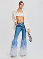 Moore Mid Rise Flare Feather Jean