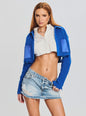 Evelyn Cropped Knit Jacket