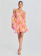Auril Pink Short Dress