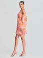 Auril Pink Short Dress