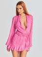 Fuchsia Short Dress