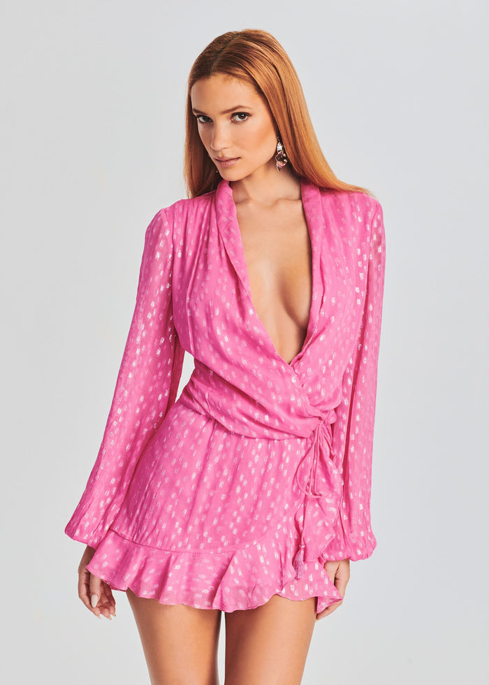 Fuchsia Short Dress