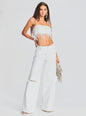August Feather Sequin Top