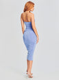 Martha Strapless Midi Dress
