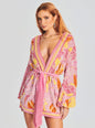Gabrielle Sequin Floral Robe