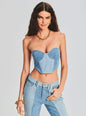 Enzo Denim Top