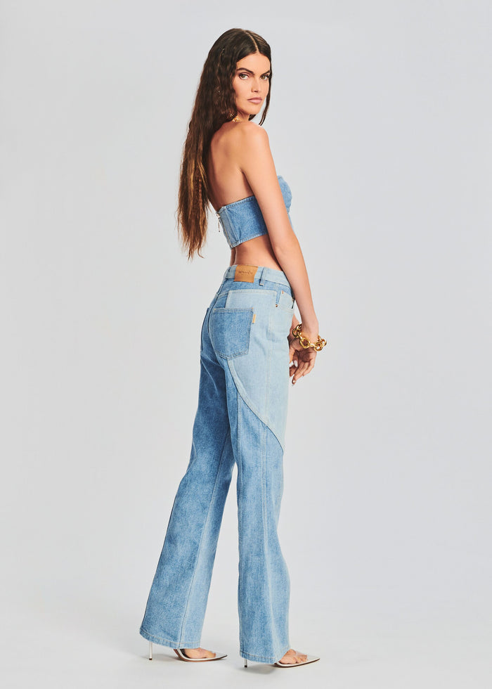 Rafael Patchwork Denim Jean