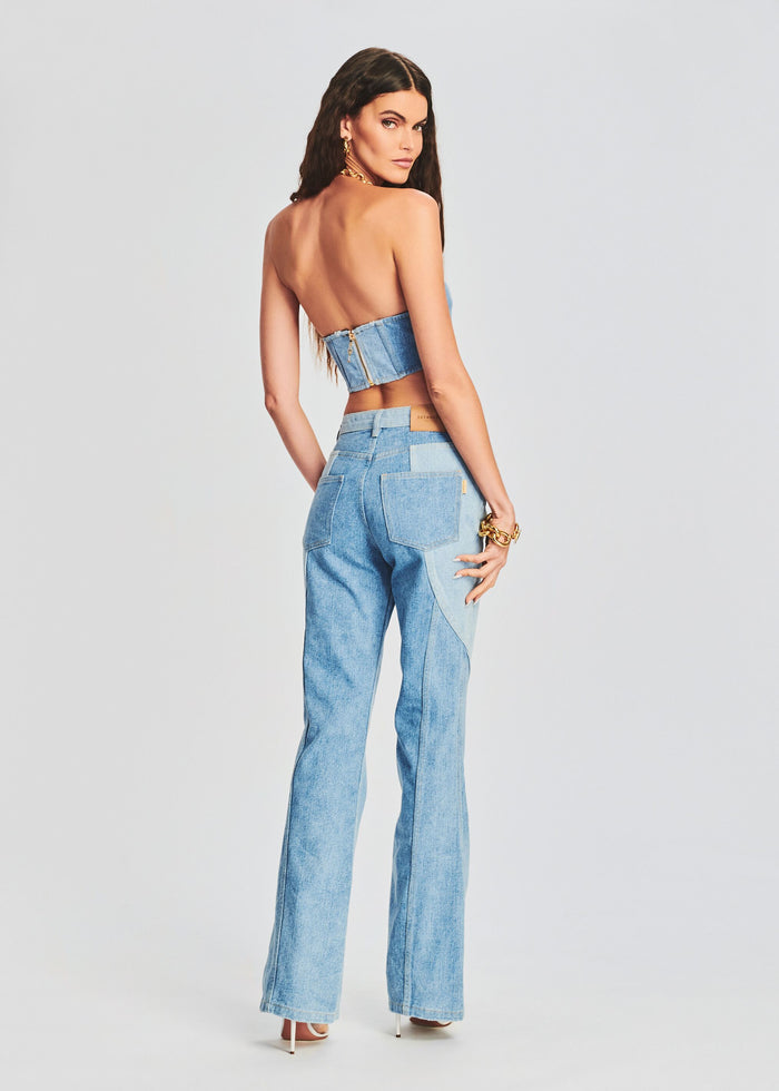 Rafael Patchwork Denim Jean