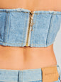 Enzo Denim Top