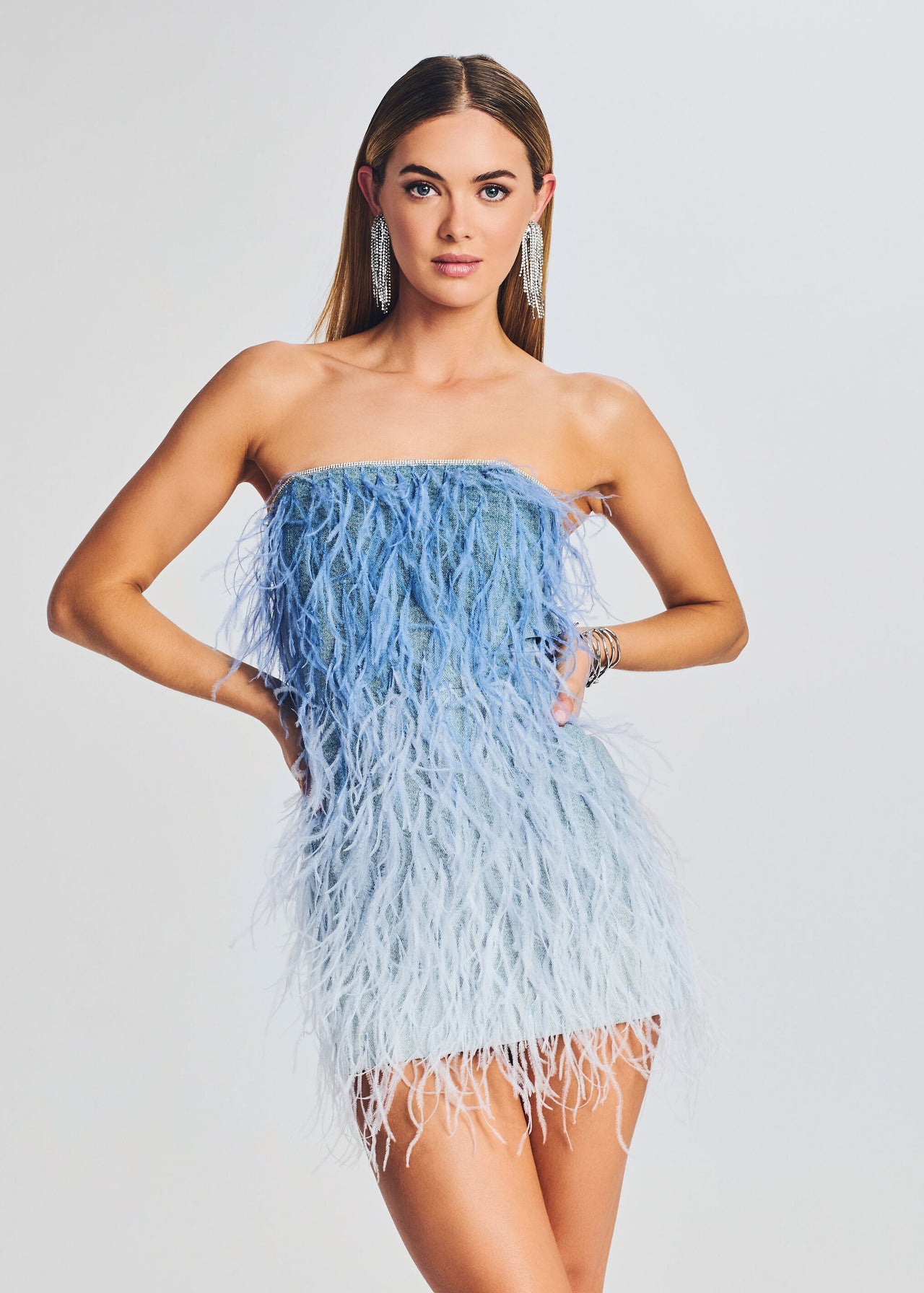Sofia Feather Dress – Retrofete