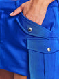 Guiletta Satin Cargo Skirt