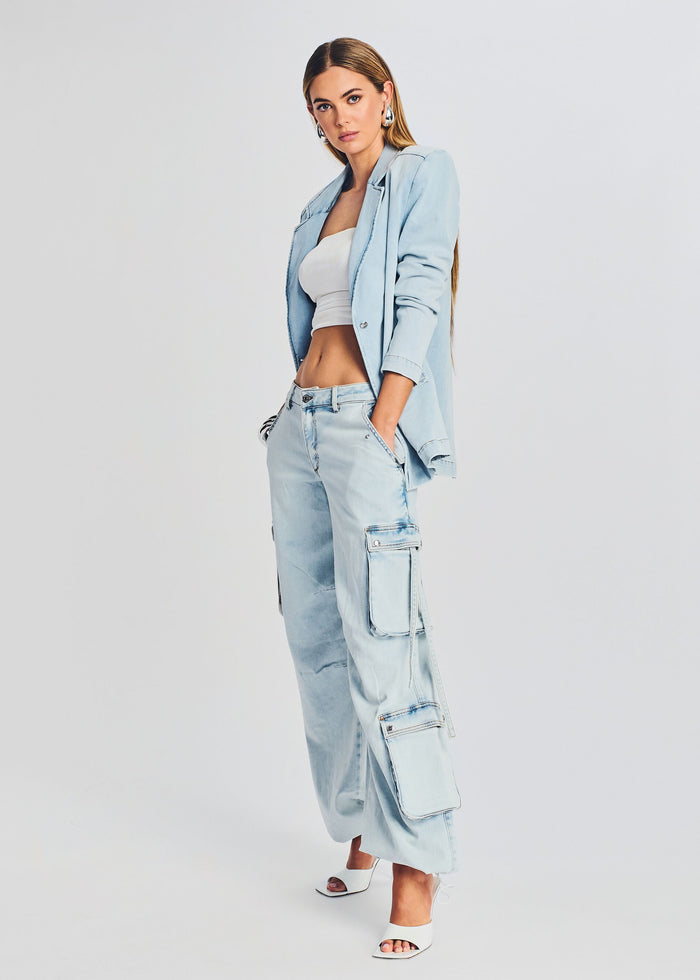 Beckett Denim Blazer