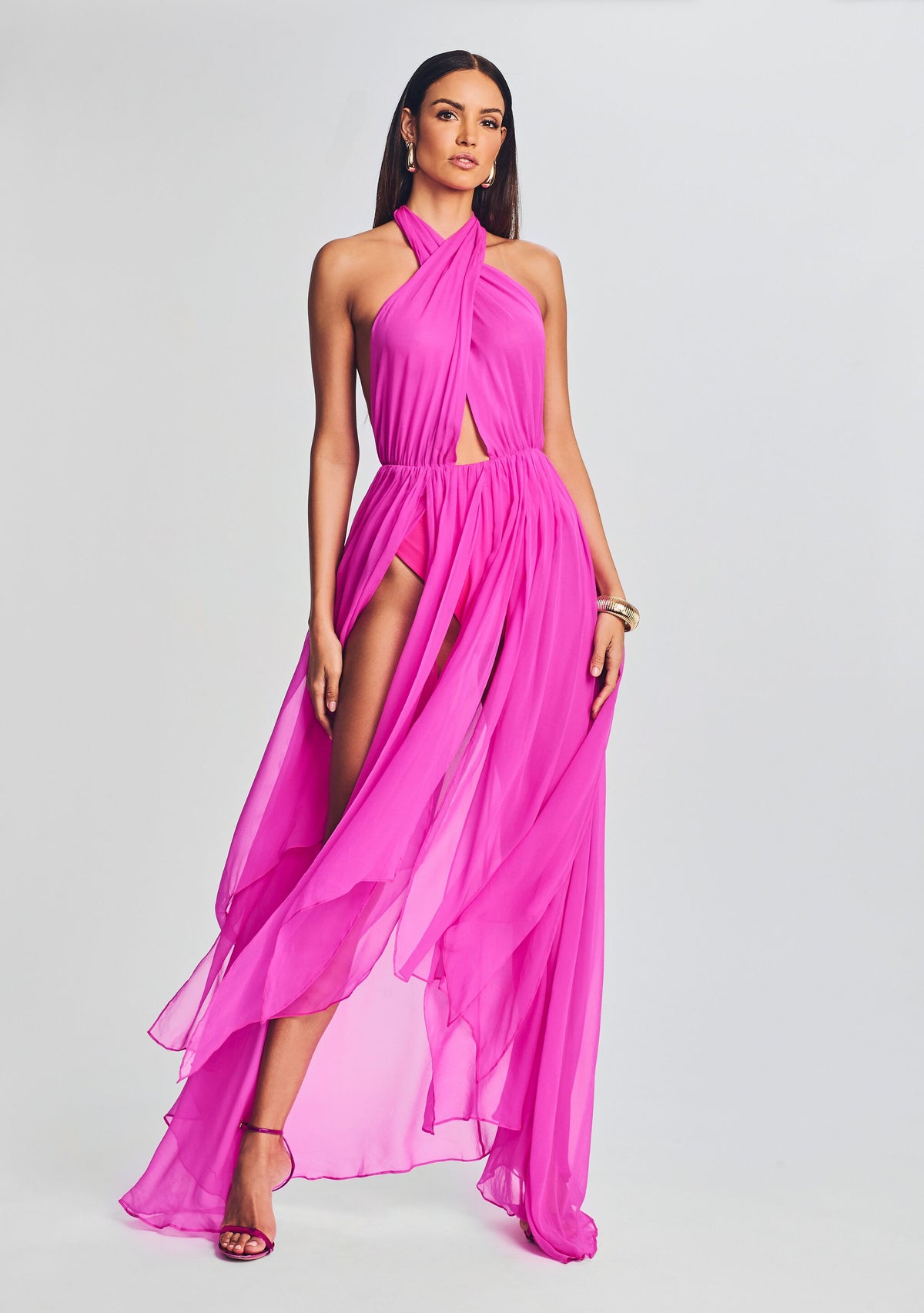 neon chiffon dress Ina Silk Beige Dress Cream Special Body:XS-S evening event look Sequin ready anime/Lolita events