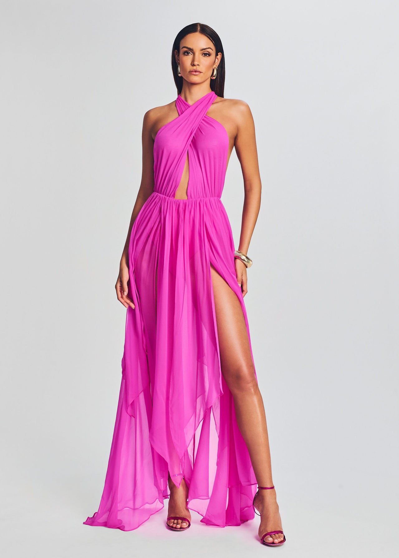 retrofete nicole silk chiffon dress Retrofete Nicole Silk Chiffon Dress by Retrofete