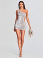 Claudia Sequin Crochet Dress
