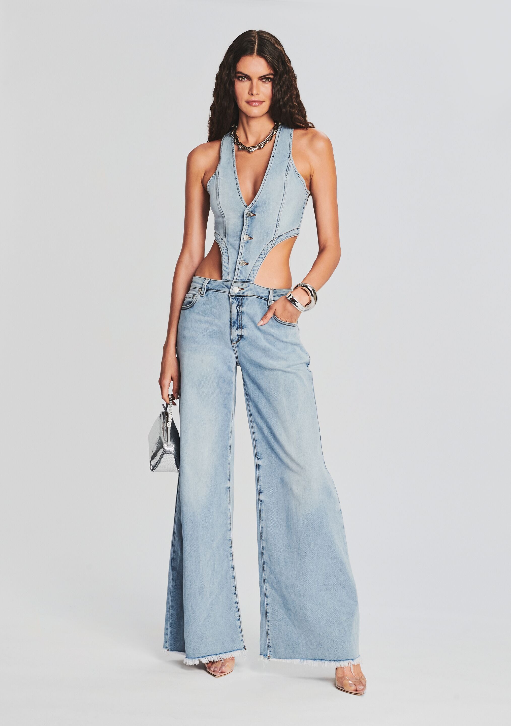 New Womens Denim Overalls Casual Jumpsuit Jeans Loose Trousers Pants  Rompers Hot | eBay