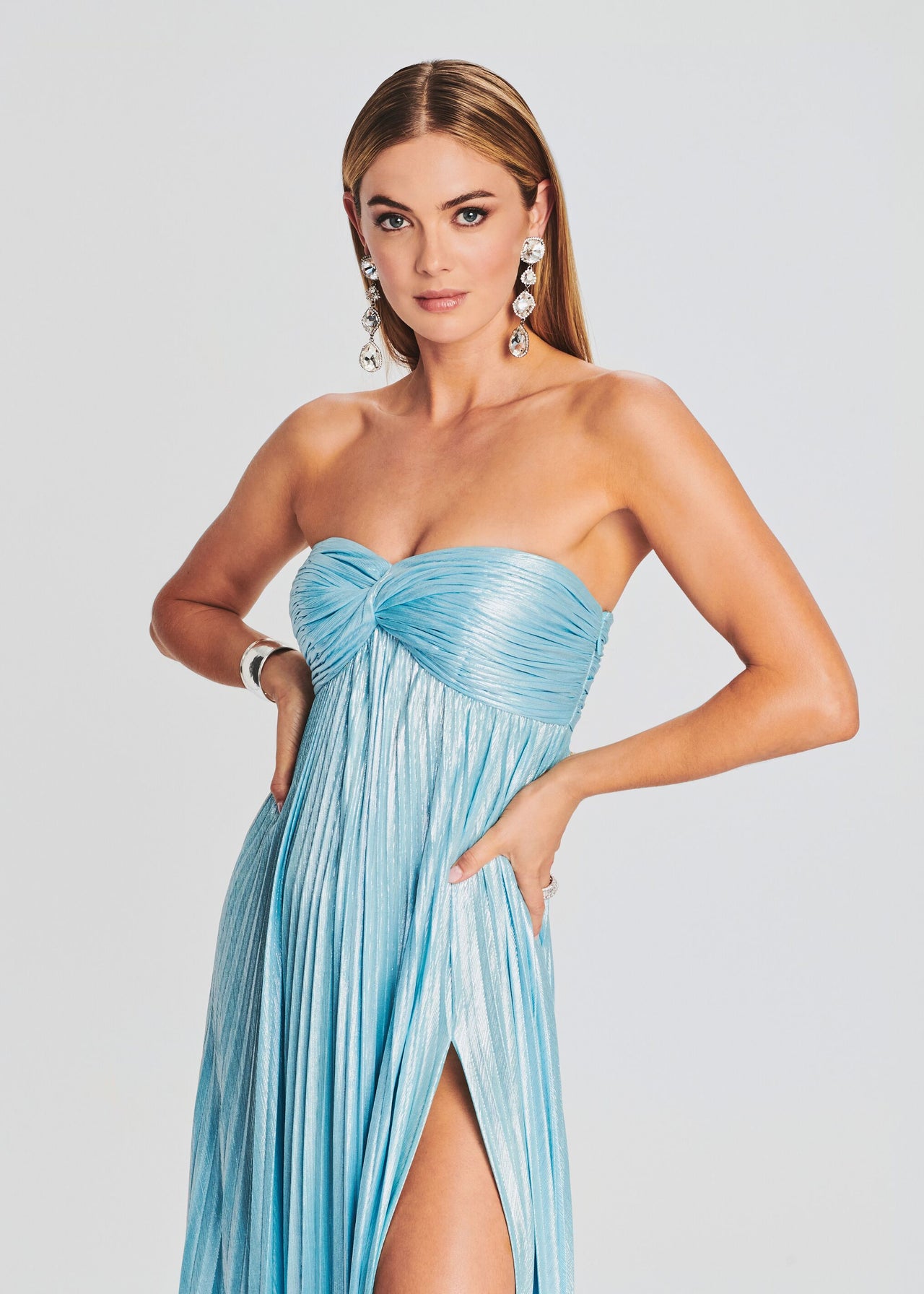 Sky Blue Floor Length Dress | Zoa Dress | Retrofte Retrofete Sky Blue Floor Length Dress | Zoa Dress | Retrofte Retrofete