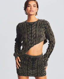Orchis Cable Knit Sweater