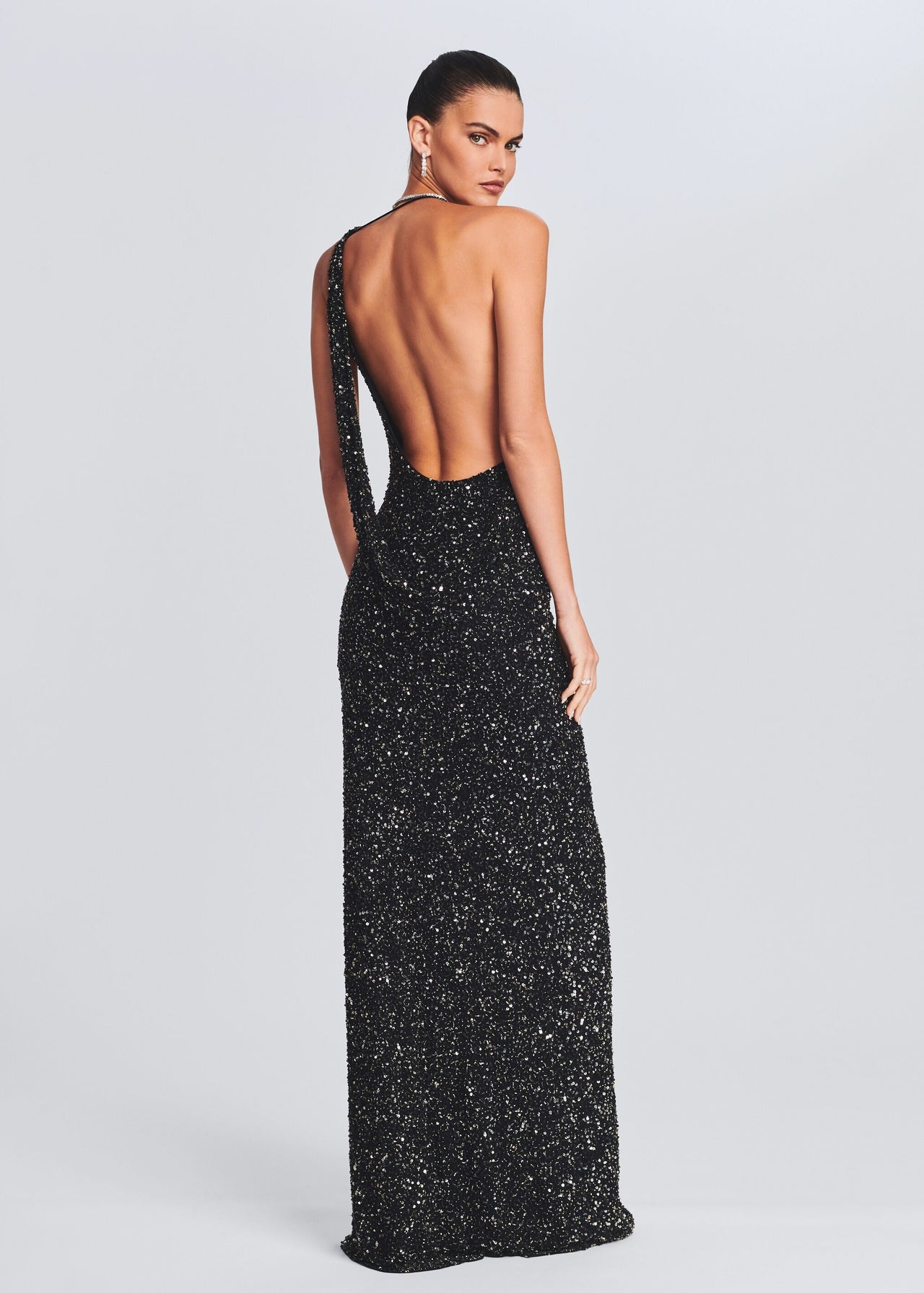 retrofete black sequin dress Black Sequin Dress | Bella Dress