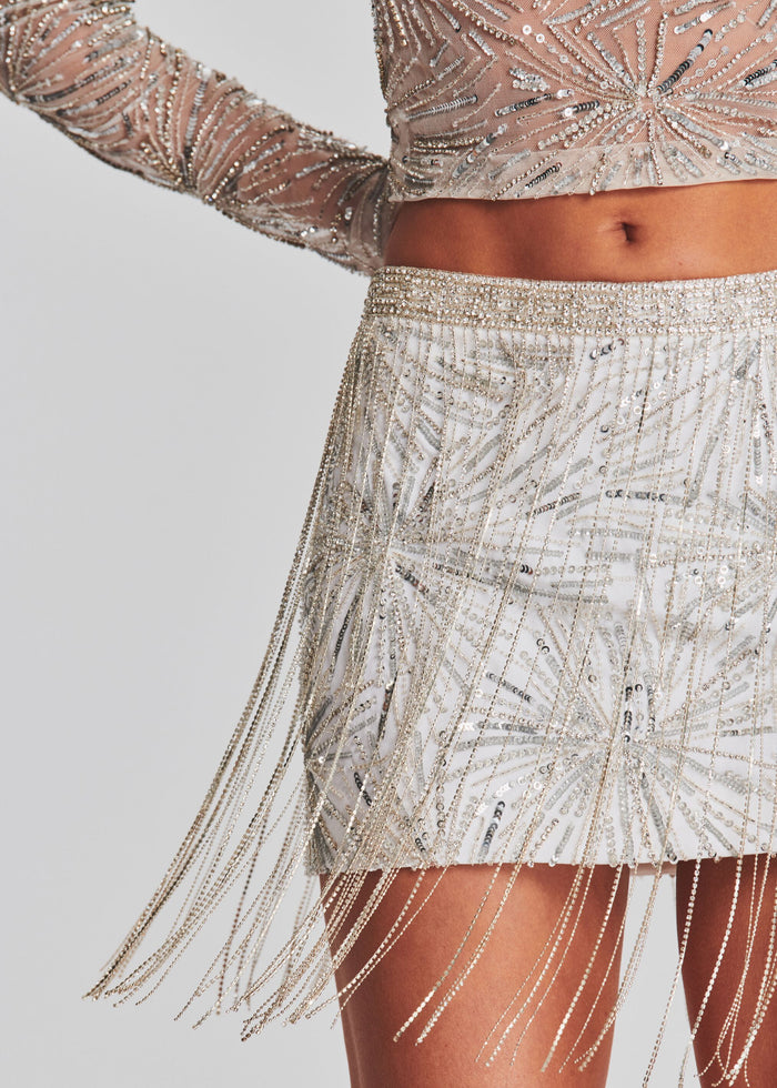 Beatrix Sequin Skirt - Retrofete