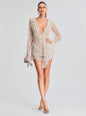 Opal Crystal Embellished Dress