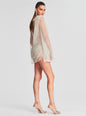Opal Crystal Embellished Dress