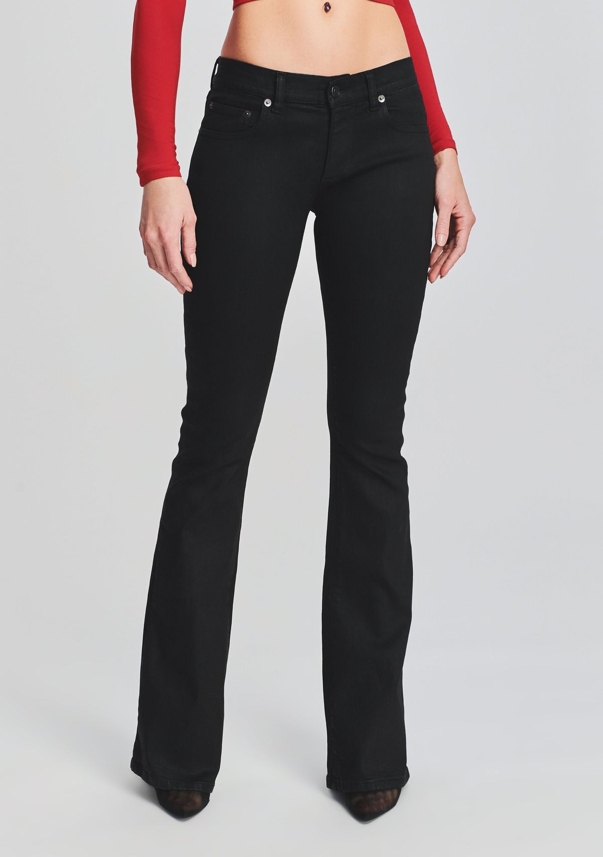 Demi Coated Denim Jean