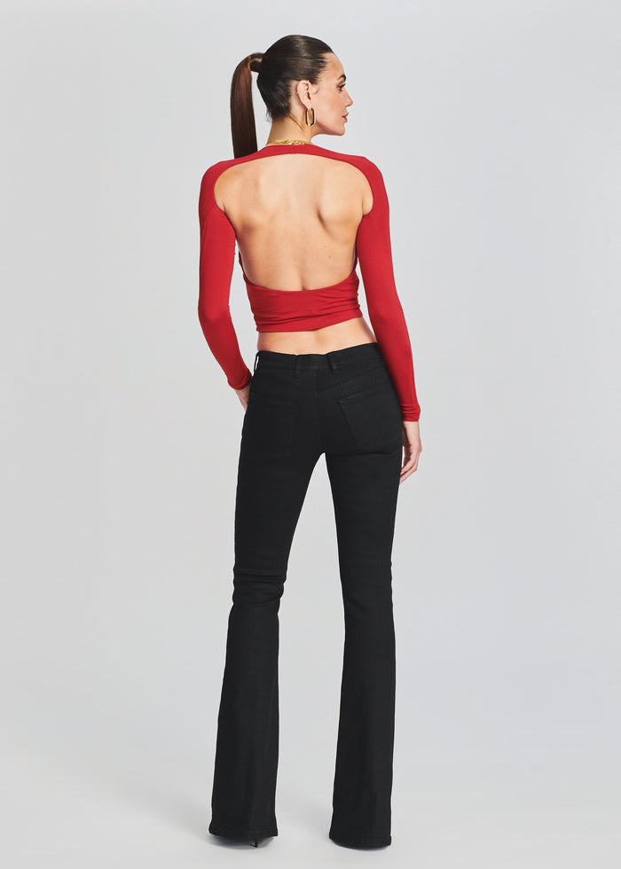 Demi Coated Denim Jean