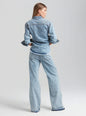 Bronte Wide Leg Crystal Embellished Jean
