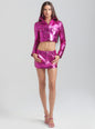 Solar Leather Skirt