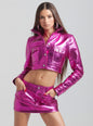Solar Leather Skirt