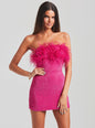 Torin Sequin Feather Dress - Retrofete