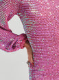 Tara Sequin Crochet Dress