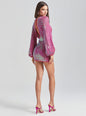 Tara Sequin Crochet Dress