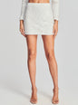 Ansley Feather Sequin Skirt