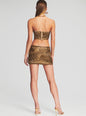 Tellow Sequin Skirt - Retrofete