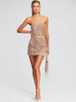 Dixie Sequin Fringe Dress - Retrofete