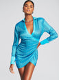 Brynlee Embellished Silk Dress - Retrofete